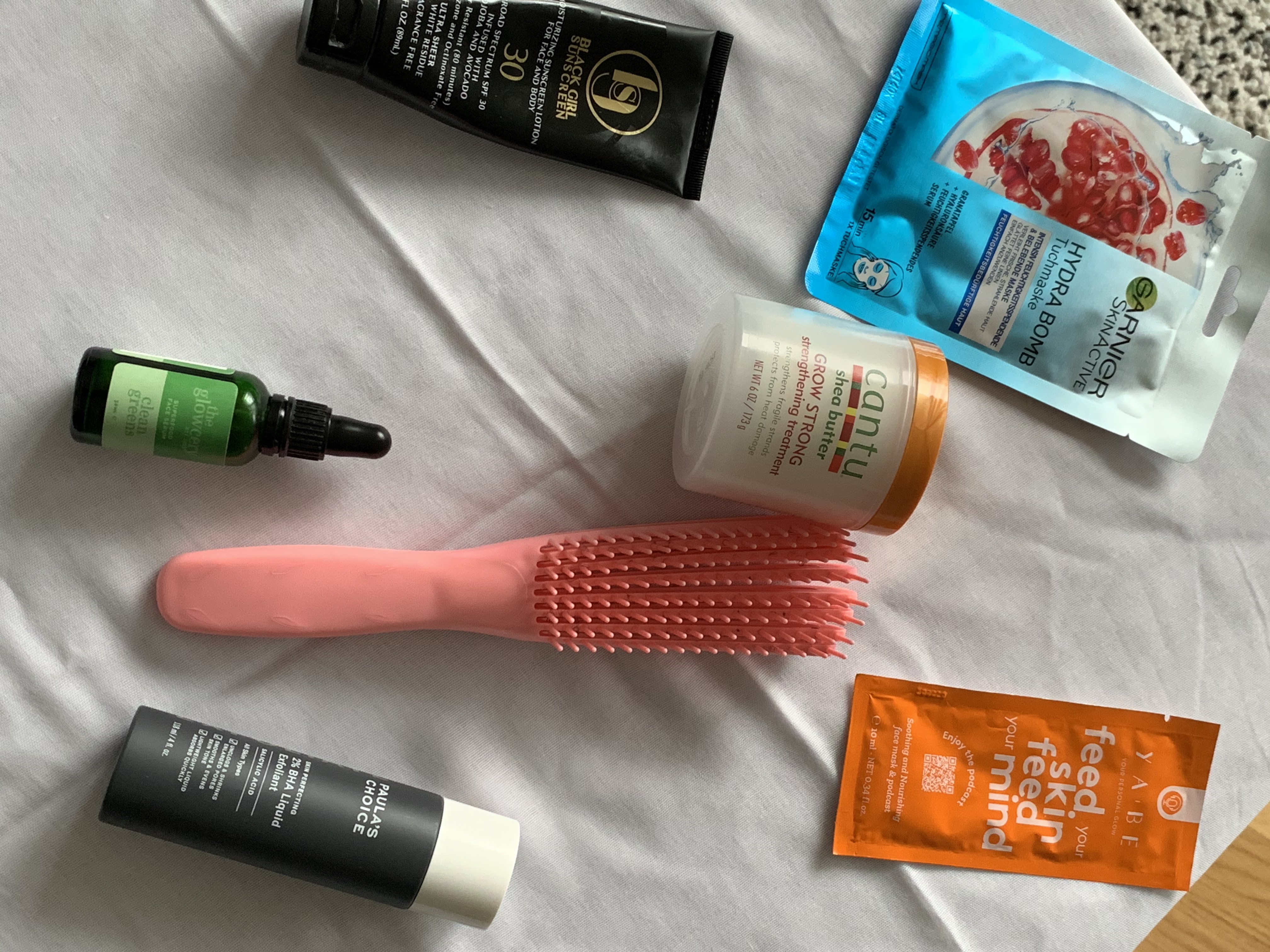 hair and skin products that I use